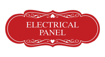 Signs ByLITA Designer Electrical Panel Sign